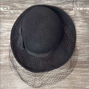 Vintage Lancaster veil wool hat